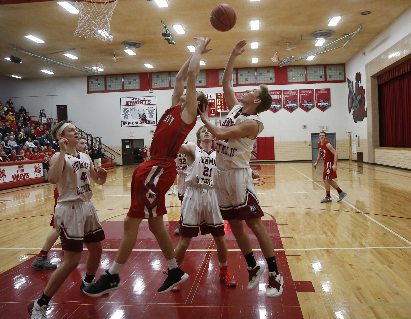 BBball Newman vs. Forest City 5